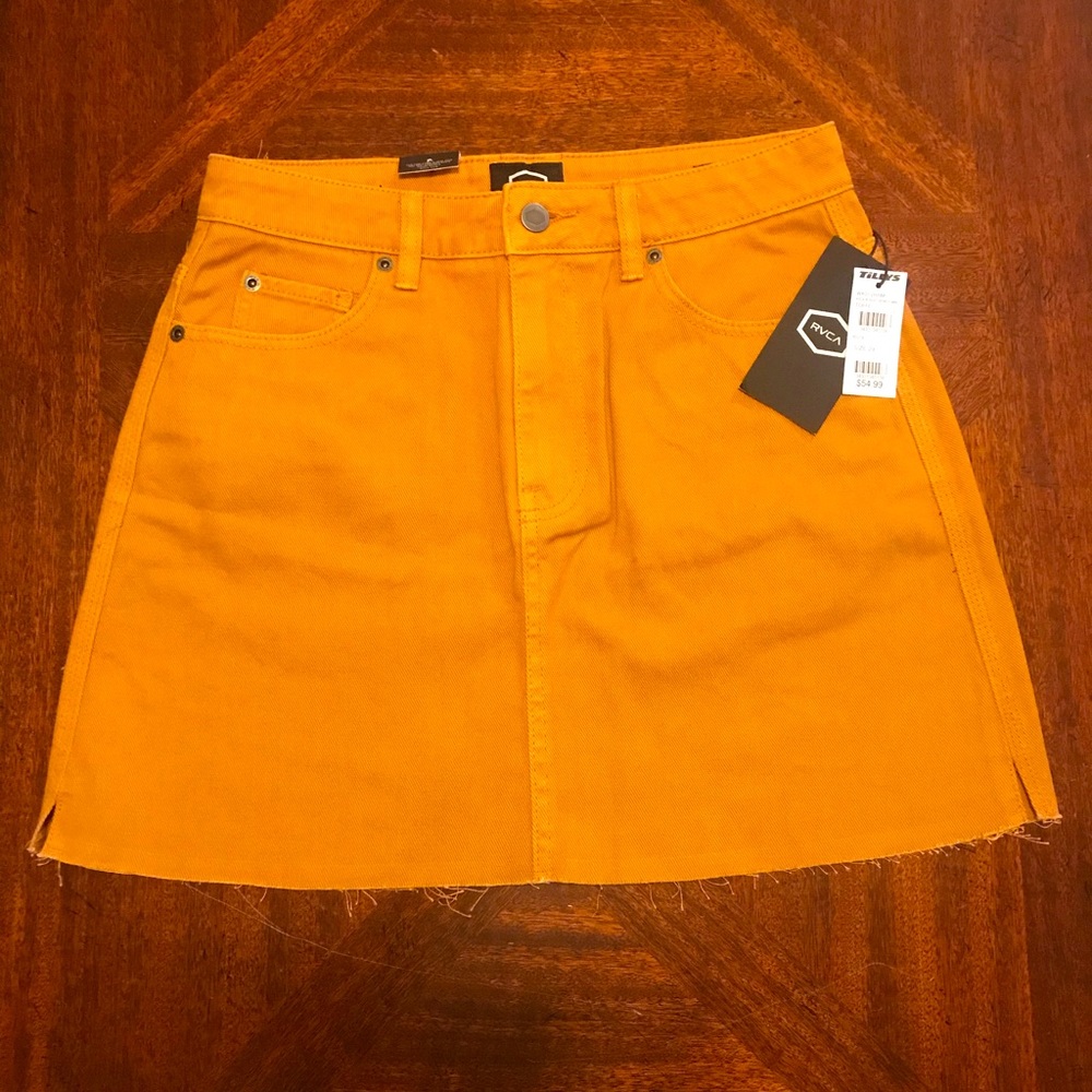RVCA Jean Skirt